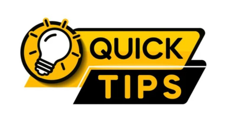 Quick tip